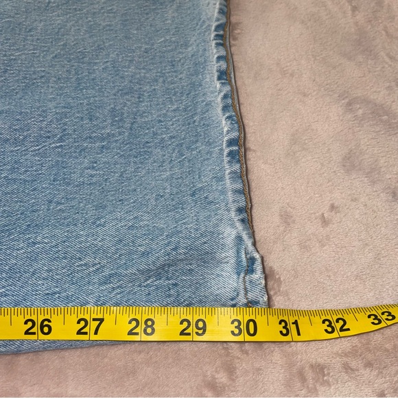 Madewell distressed superwide - leg Jean size 33P/L30/1/2 - Picture 13 of 14